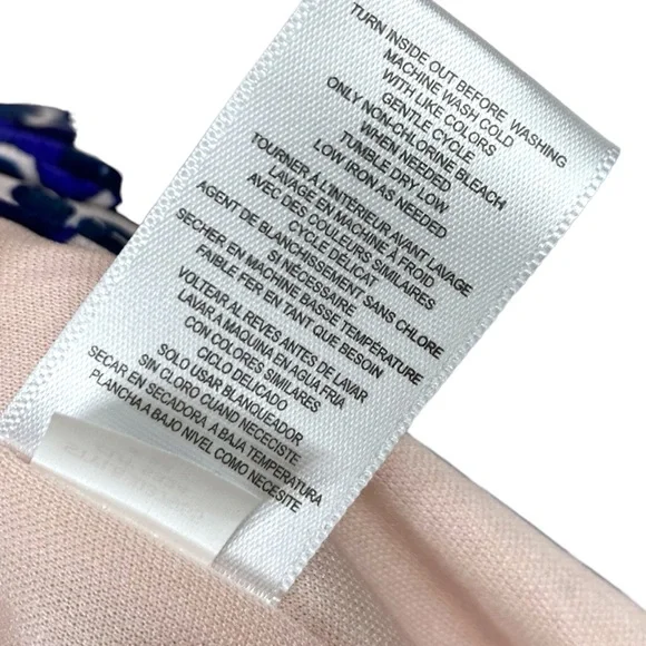 JULIA JORDAN Ruffle Flutter Sleeve Tie Back Confetti Dot Midi Long Dress Sz 10 - Picture 9 of 9